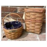 Longaberger Discovery with liner and large Peg