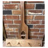 Longaberger Mock  Wood working Peg and paddle