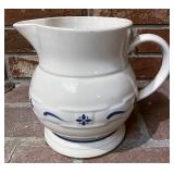Longaberger USA Blue milk pitcher