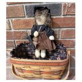 Longaberger Boo and witch basket
