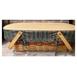 Longaberger Yuletide Treasures liner protector lid