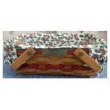 Longaberger Holiday cheer with liner and protector
