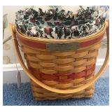 Longaberger Glad tidings with liner and protector