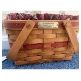 Longaberger Seasons greetings w/liner & protector