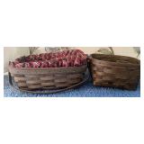 Longaberger Medium Berry and small chore