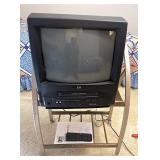 TV with VCR And cart