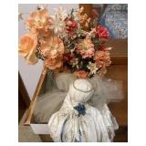 Angel and floral Decour