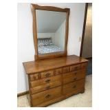 Dresser with mirror