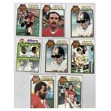 1979 Topps San Francisco 49ers cards