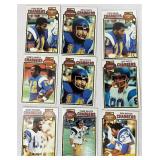 1979 Topps chargers cards