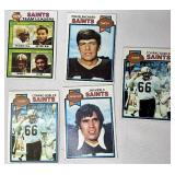 1979 Topps New Orleans saints cards