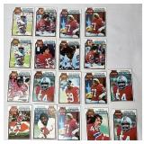 1979 Topps New England Patriots cards
