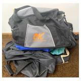 Assorted duffel bags