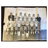 Large 32 x 40 Rosecrans Bishops basketball team