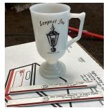 Zanesville Lamp Post inn Glass & Ohio concrete