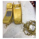 Retro yellow telephone