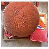 Basketball and beach toys