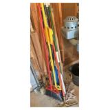 Brooms mops and more