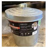 Galvanized locking lid can