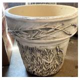 Burley clay flower pot