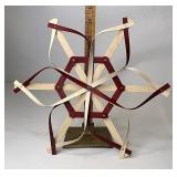 NIB Red woven snowflake