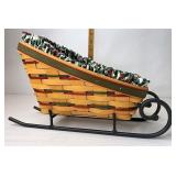 Holiday Sleigh with Liner and Protector and
