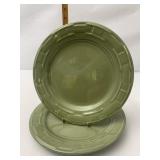 Sage Dinner plates gently used condition