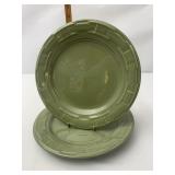 Sage Dinner plates gently used condition