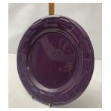 Eggplant dinner plate gently used