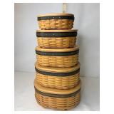 Harmony set, all with lids, No.3 does not have
