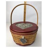 Be my valentine Protector lid tie on