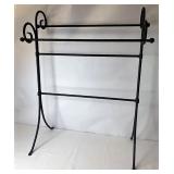 Wrought iron quilt rack