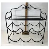 Wrought  iron wine rack