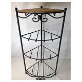 Corner stand with one shelf