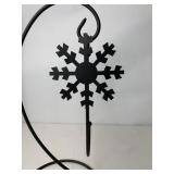 Snowflake stocking holder hook not included