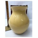 NIB Falling leaves pottery vase