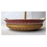 American craft Paprika Oval casserole with hot