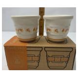 NIB USA Candy corn votives