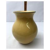 Falling leaves pottery vase