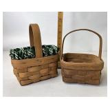 Vintage booking Baskets one with liner and