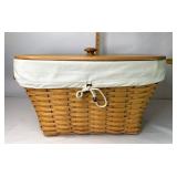Oval Laundry liner protector lid