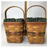 2 Medium Pegs  with liners and protectors