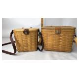 Signed medium saddle Brook and large purse both