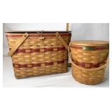One signed by Dave 2 Award baskets with