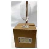 NIB Crystal stemware goblet set of four