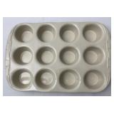 Ivory muffin pan used condition