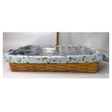 Large serving tray with divided Protector and