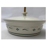 USA green large Covered casserole