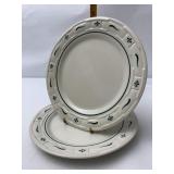 USA  green Gently used luncheon plates (2)