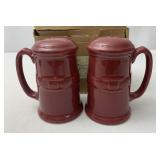 NIB Paprika stove top salt and pepper shakers